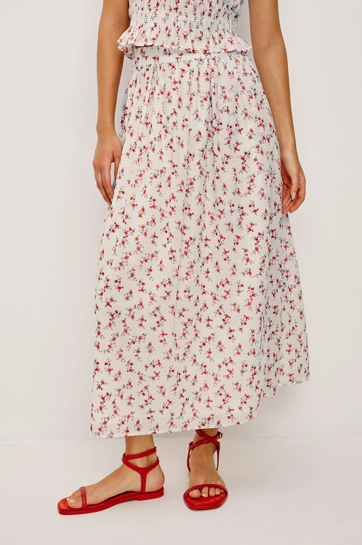 DAX MAXI SKIRT (ROUGE ROMANTIC) - RAILS