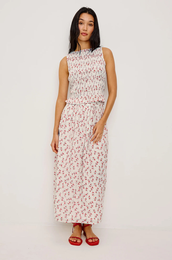 DAX MAXI SKIRT (ROUGE ROMANTIC) - RAILS