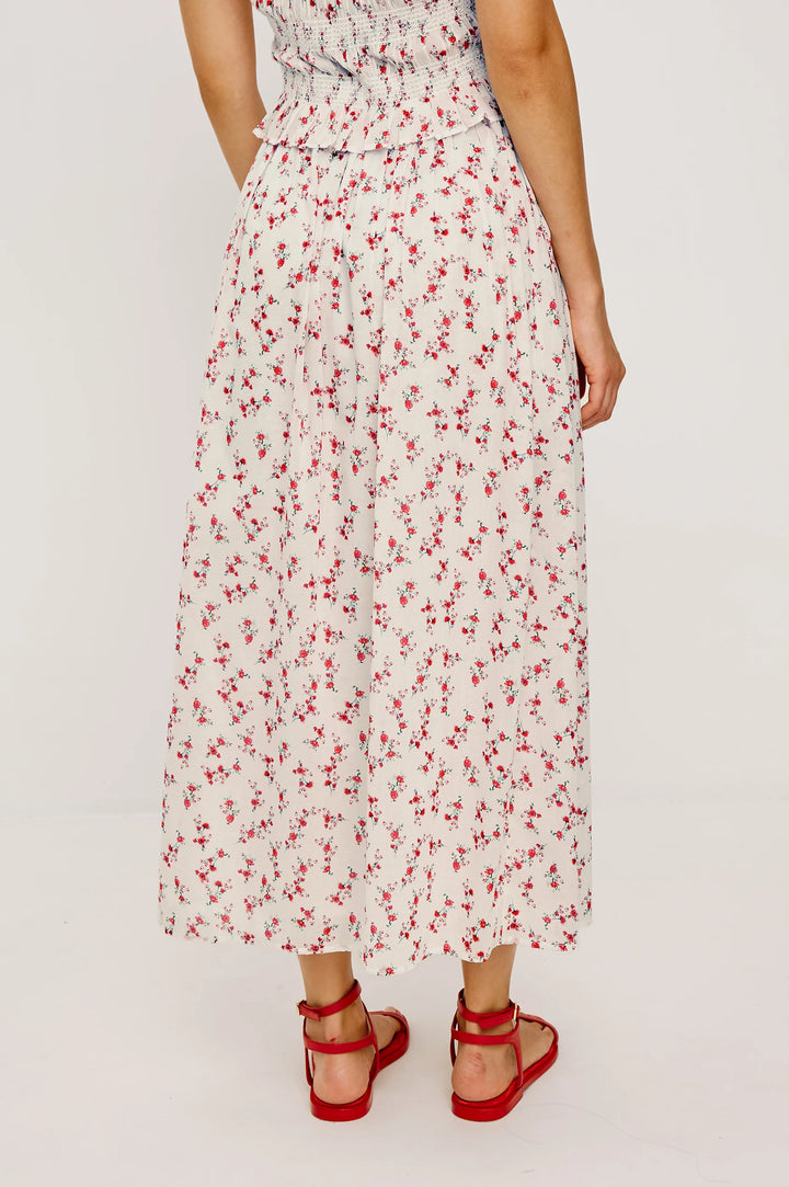 DAX MAXI SKIRT (ROUGE ROMANTIC) - RAILS