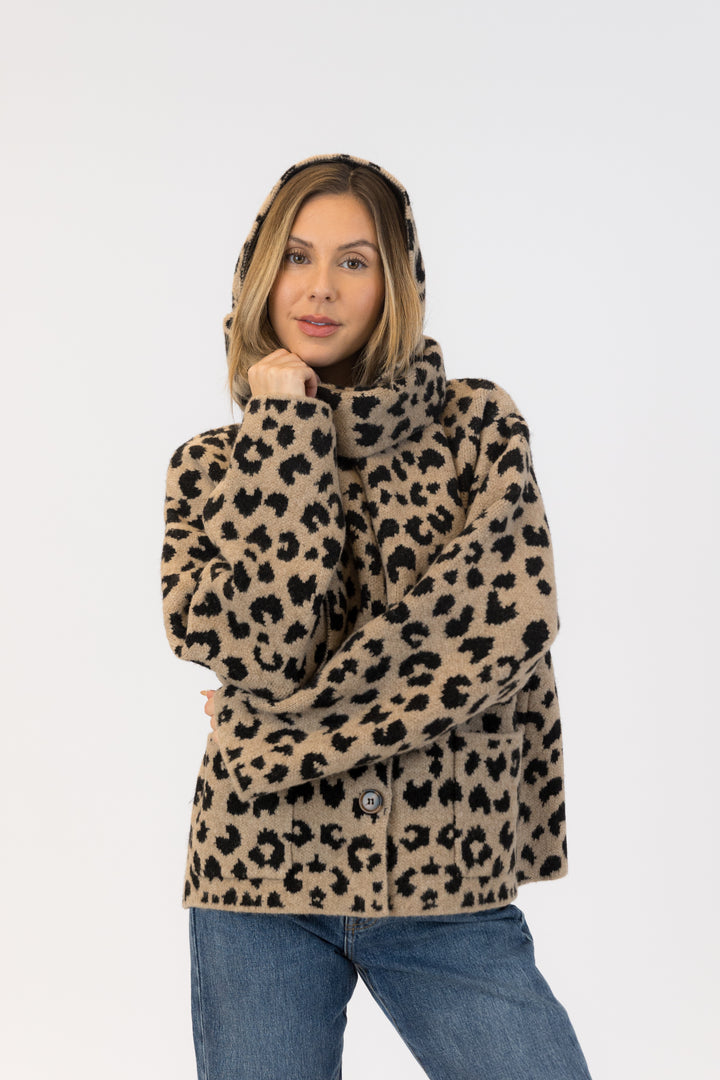DELANEY ANIMAL PRINT COAT - LYLA + LUXE