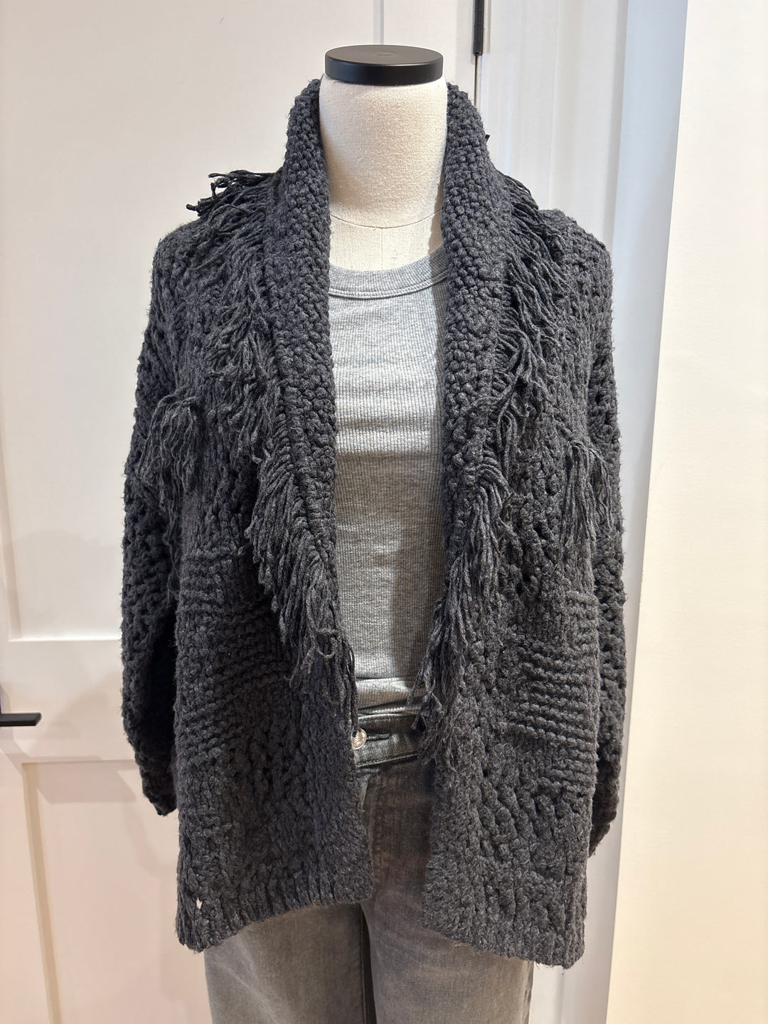 SOUTHWEST FRINGED SHAWL - AUTUMN CASHMERE
