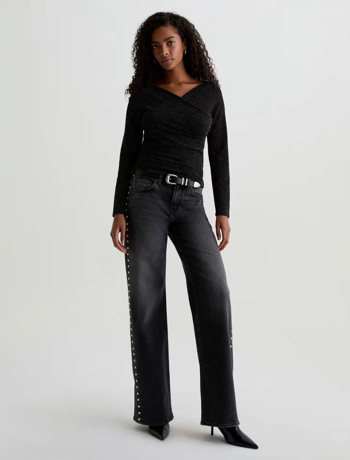 ALAYA TOP (ALL THAT GLITTERS) - A.G. DENIM