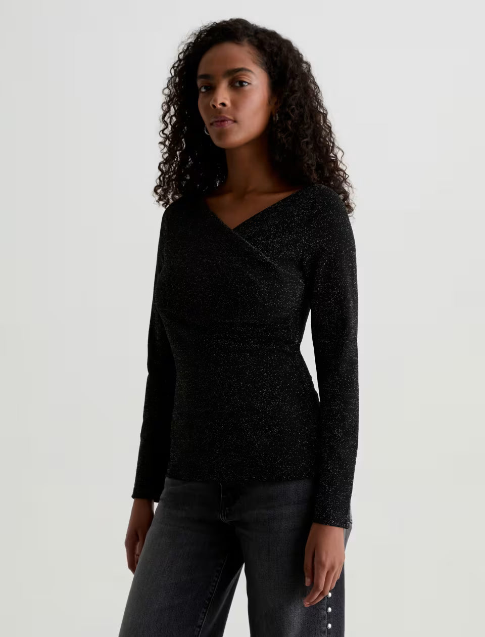 ALAYA TOP (ALL THAT GLITTERS) - A.G. DENIM