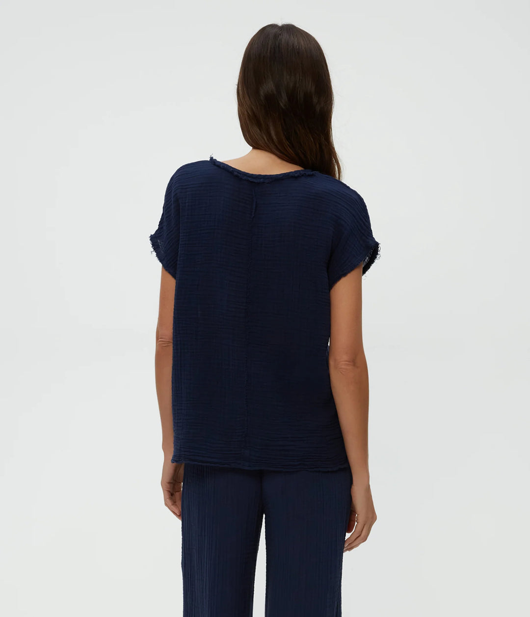 DRAYA V-NECK TOP (NOCTURNAL) - MICHAEL STARS