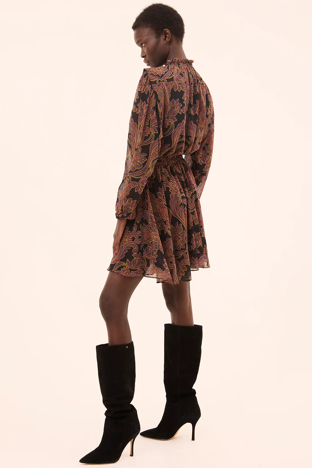LILLY DRESS (STUDDED FLORA PRINT) - MISA