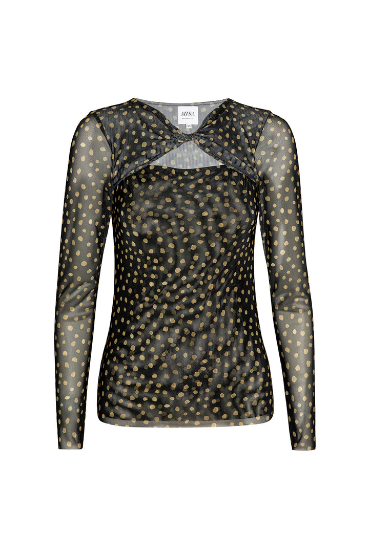 NERIAH TOP (GOLDEN POLKA DOT) - MISA
