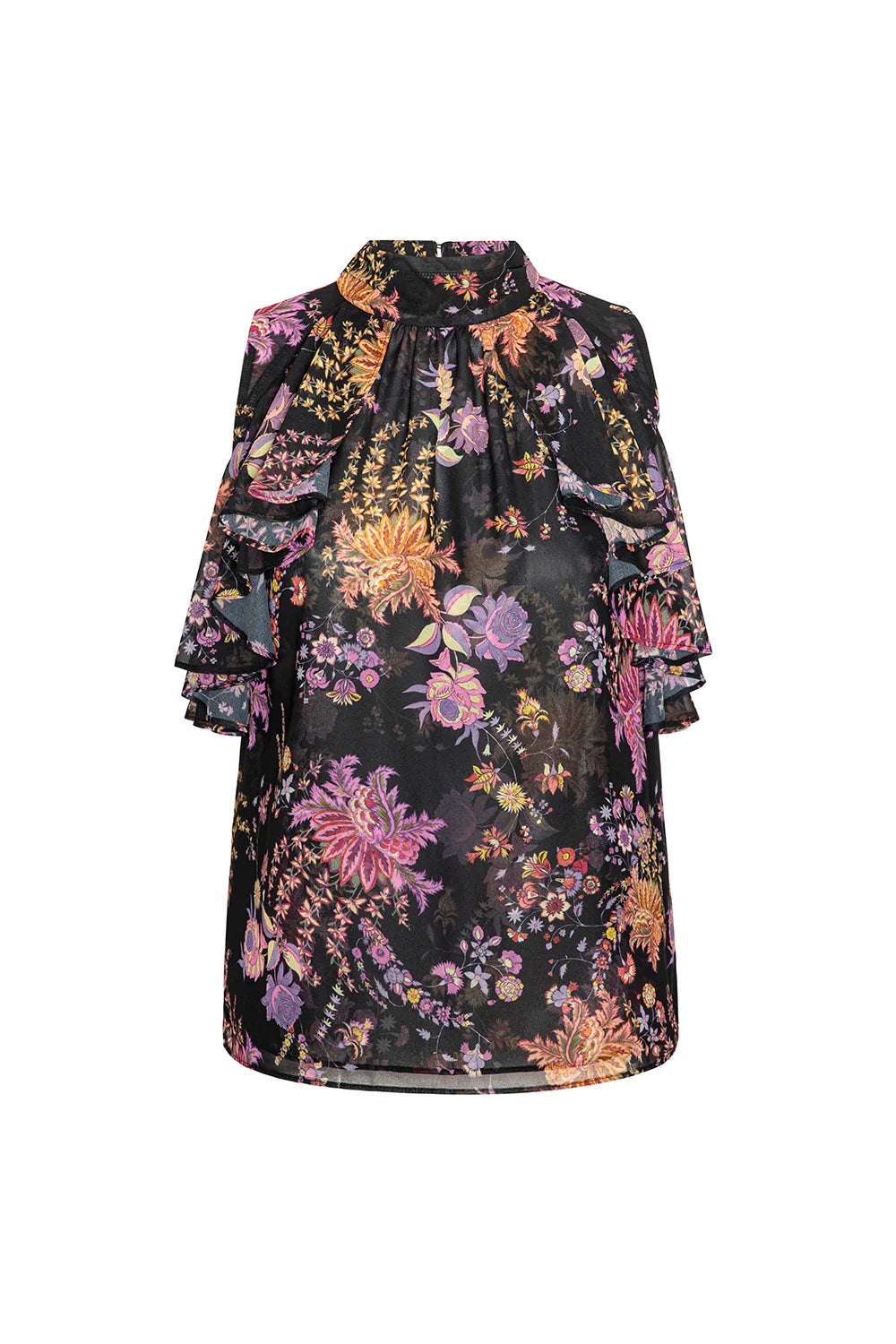 KELLY DRESS (DUSTED CLUSTER SATIN) - MISA