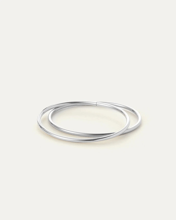 DANE BANGLE SET (SILVER) - JENNY BIRD