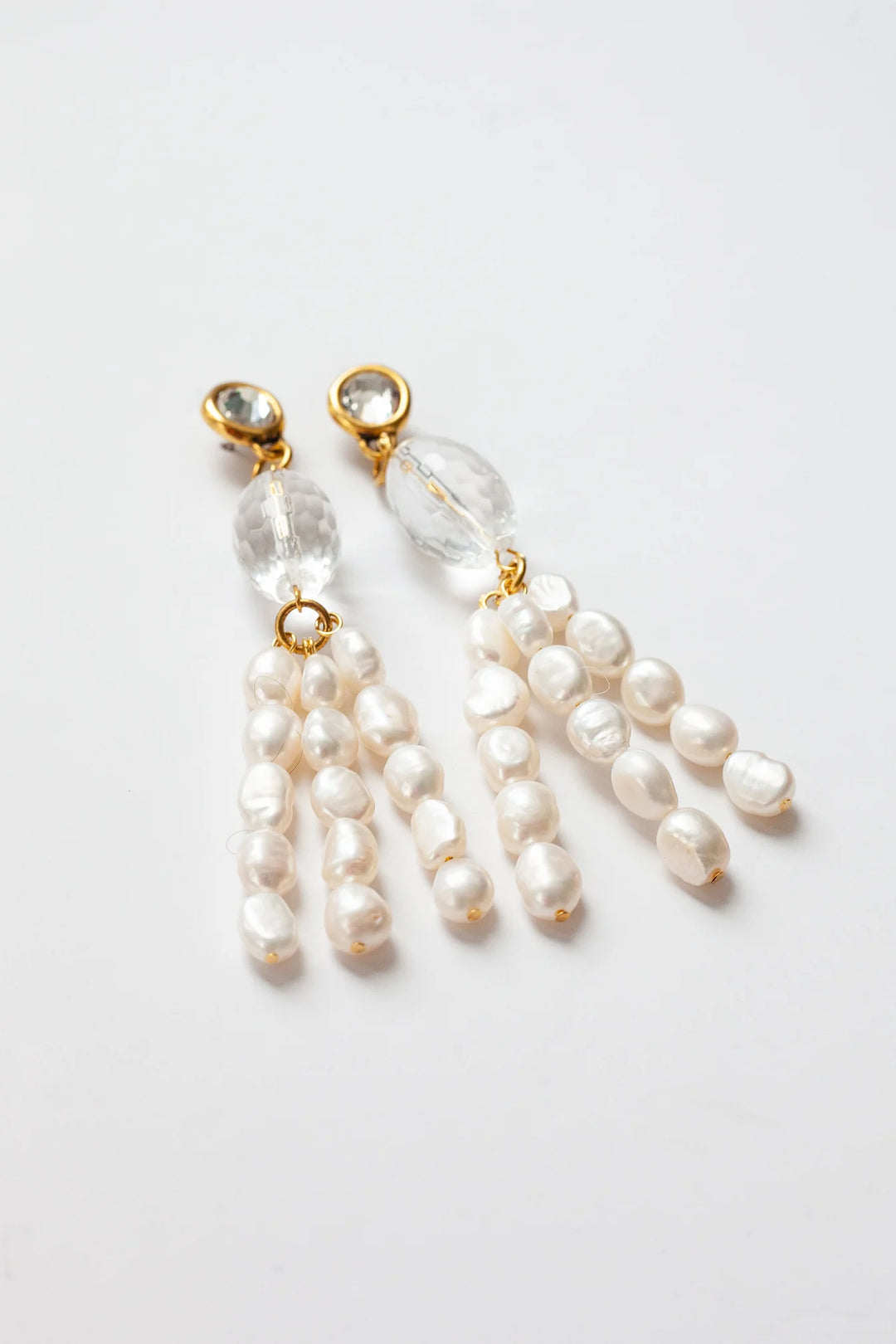 DOVIE PEARL TASSEL EARRINGS - CALO