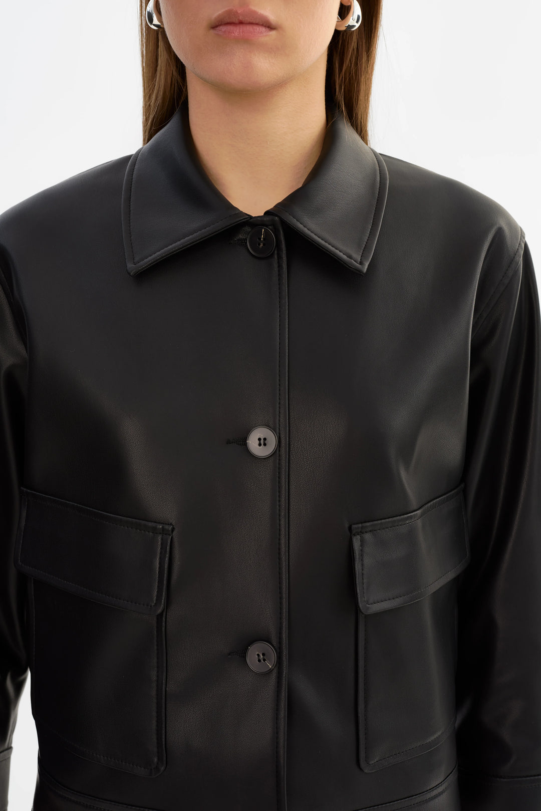 ELARA LEATHER JACKET (BLACK) - LAMARQUE