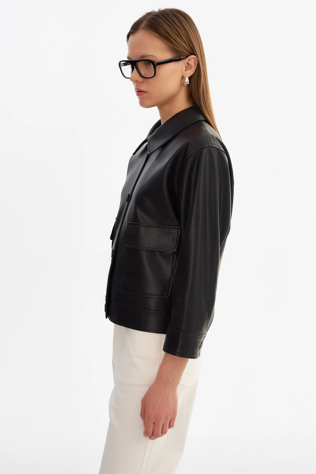 ELARA LEATHER JACKET (BLACK) - LAMARQUE