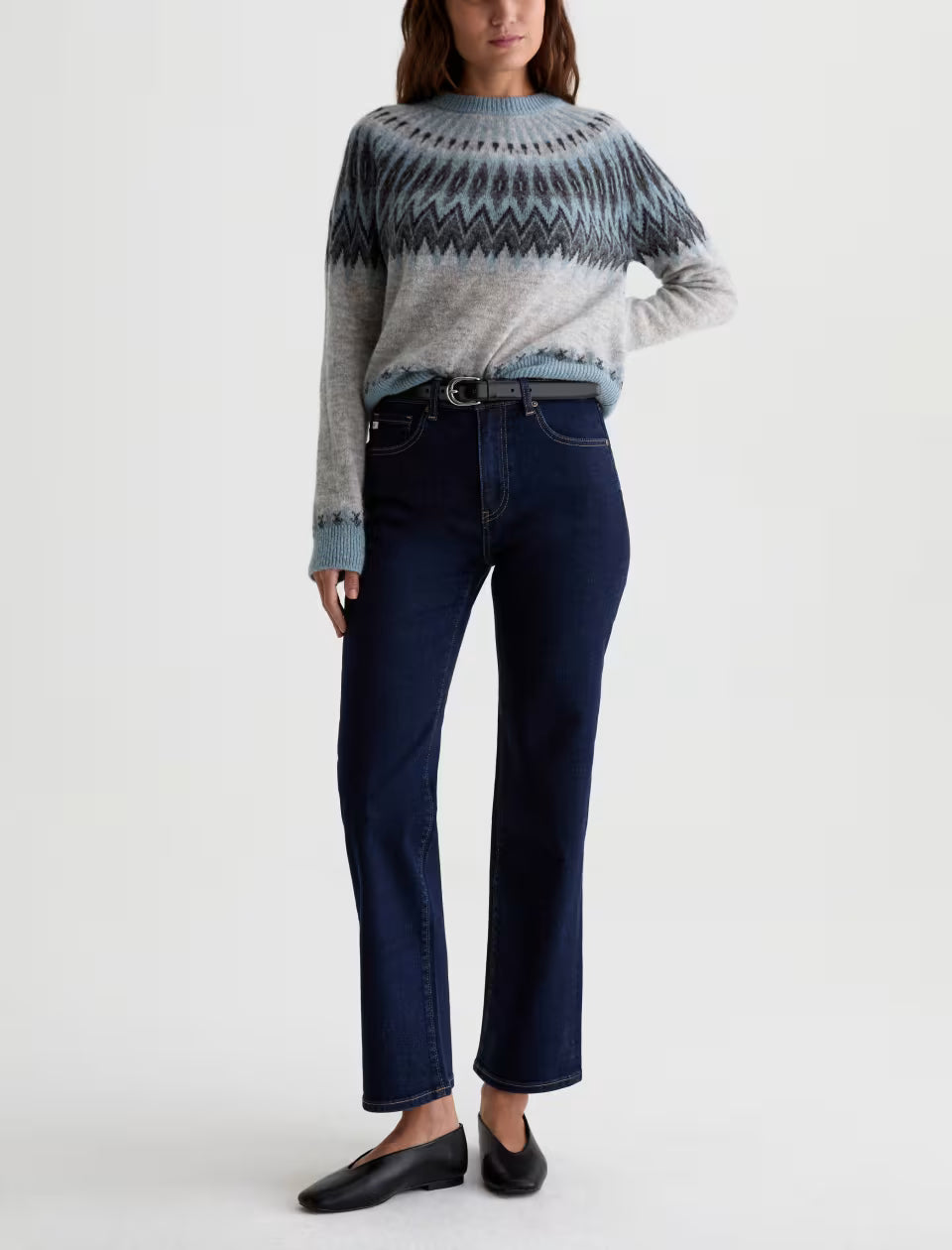 BRINLEY STRAIGHT LEG (MODERN INDIGO) - A.G. DENIM