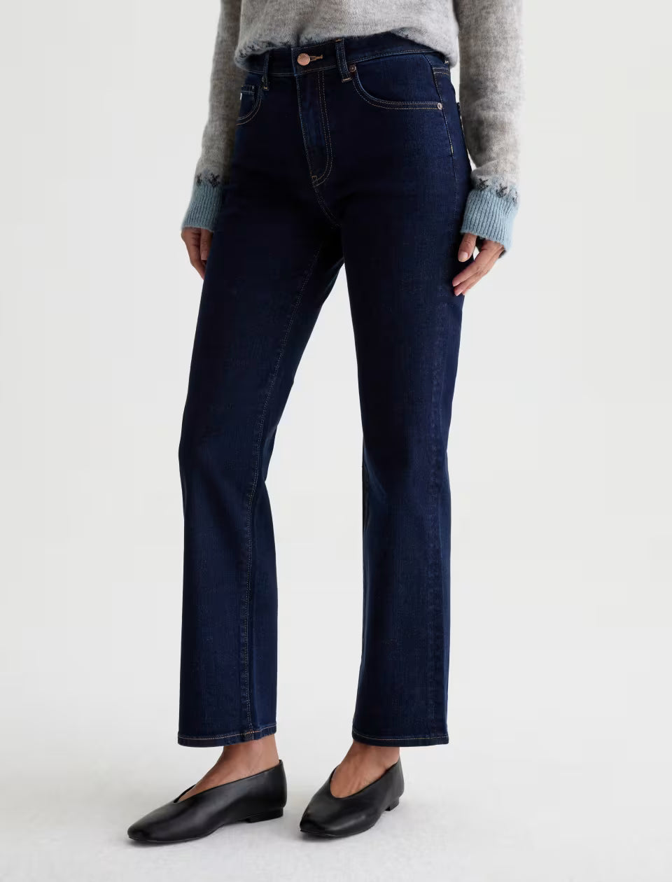 BRINLEY STRAIGHT LEG (MODERN INDIGO) - A.G. DENIM
