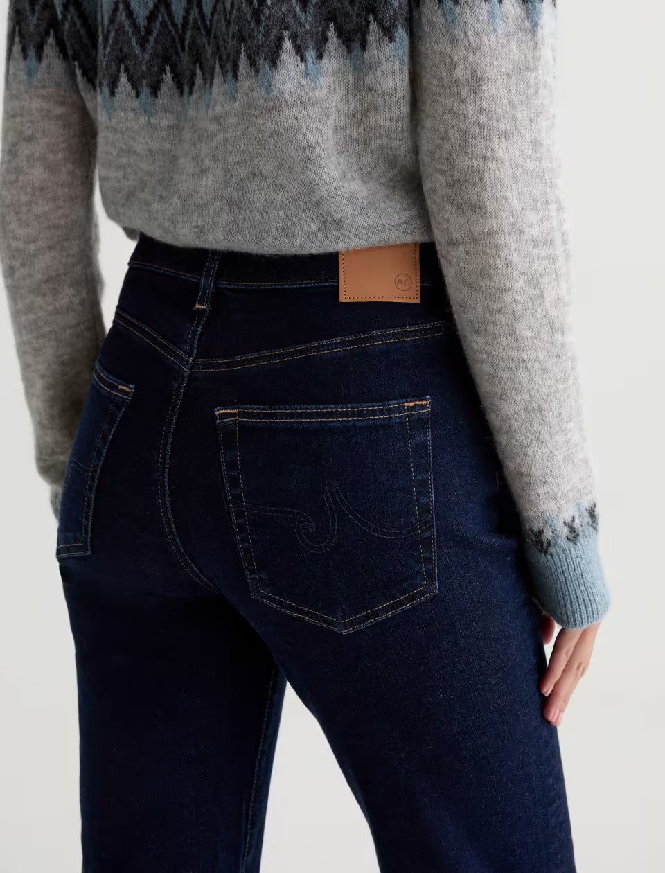 BRINLEY STRAIGHT LEG (MODERN INDIGO) - A.G. DENIM