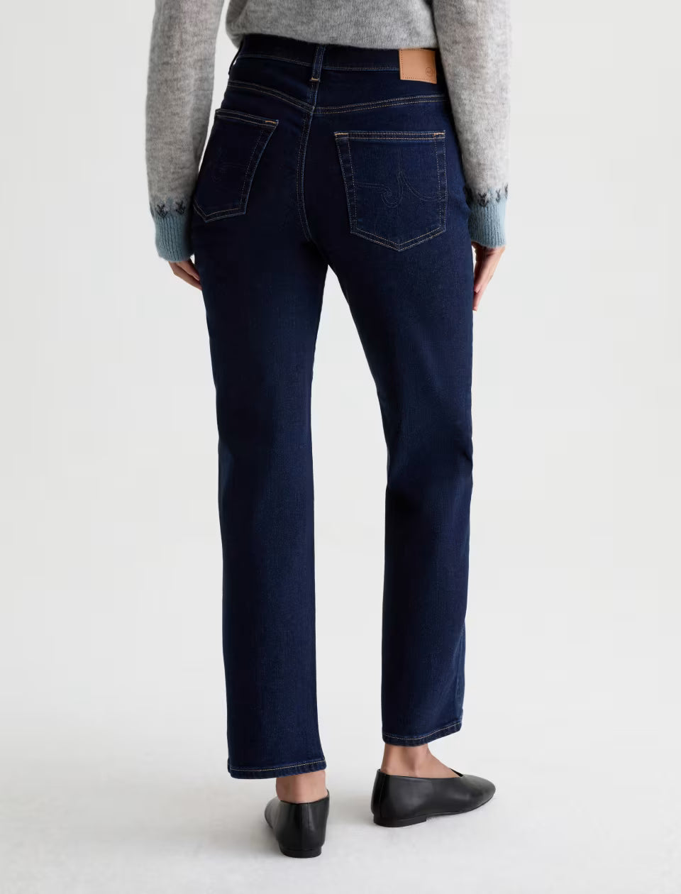 BRINLEY STRAIGHT LEG (MODERN INDIGO) - A.G. DENIM