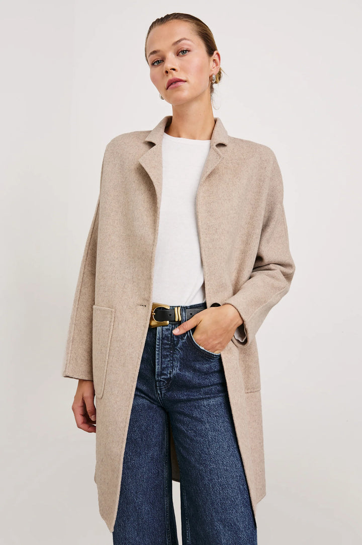 EVEREST LUXE COAT (OATMEAL) - RAILS