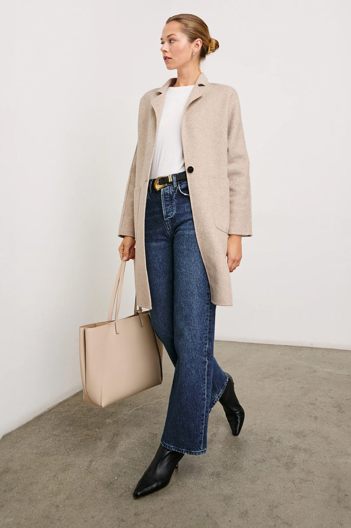 EVEREST LUXE COAT (OATMEAL) - RAILS