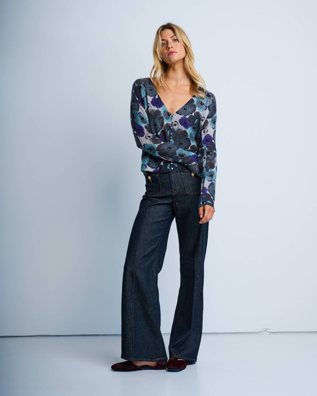 BLOOMIN' CASHMERE BLEND SWEATER - LISA TODD