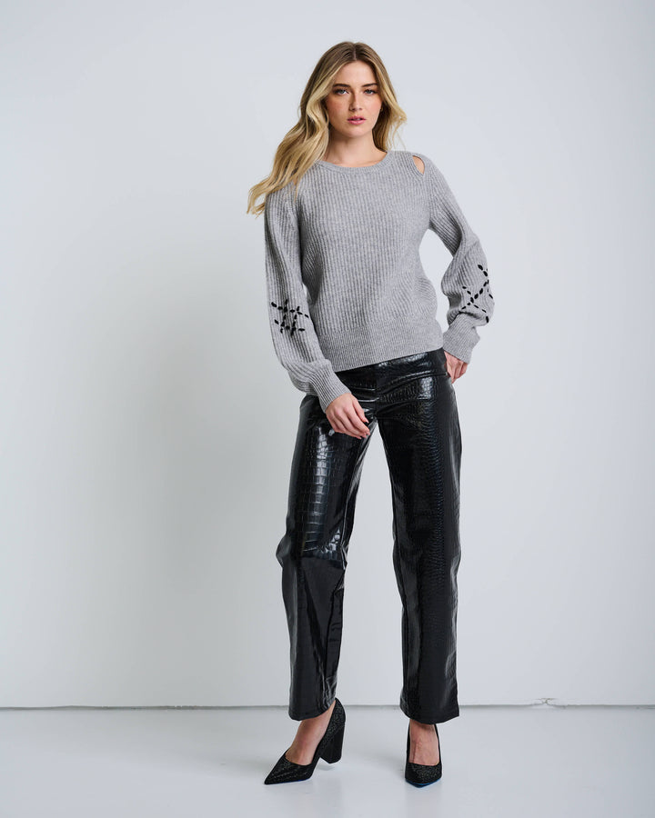 SHOW & TELL CASHMERE BLEND SWEATER - LISA TODD