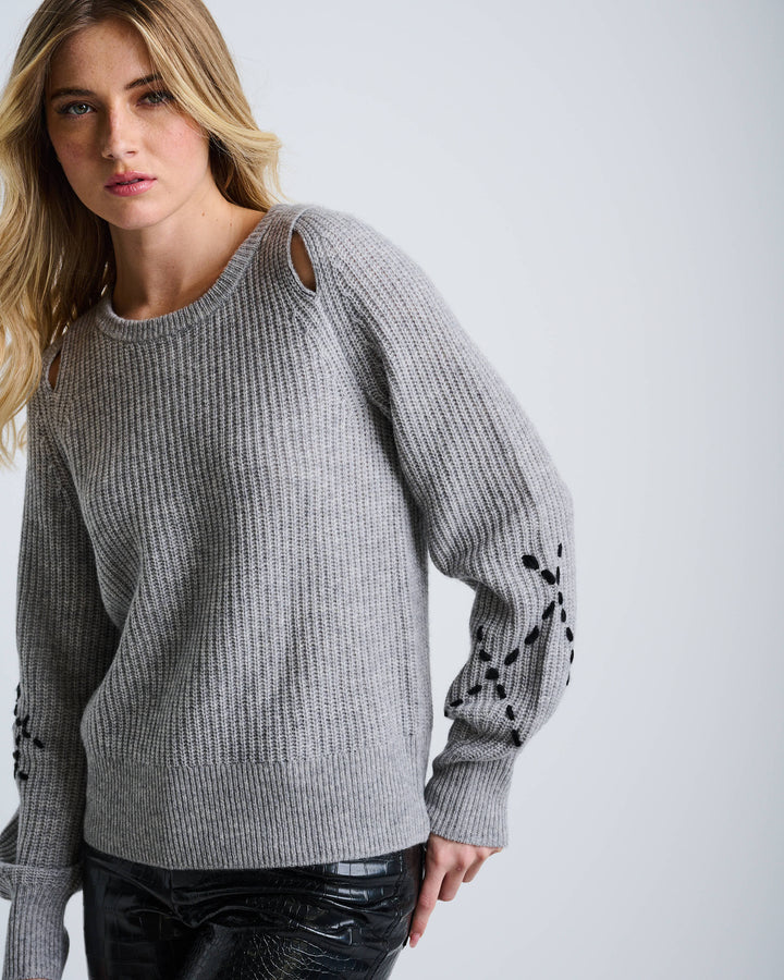 SHOW & TELL CASHMERE BLEND SWEATER - LISA TODD