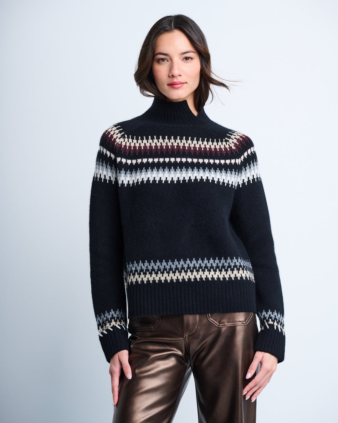 FIRESIDE FAIR ILSE SWEATER - LISA TODD