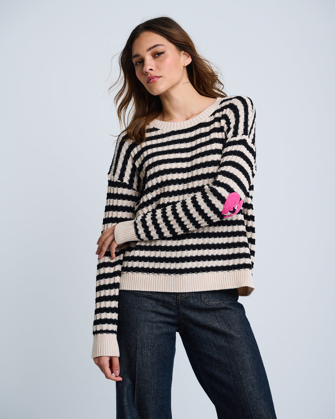 IT'S COMPLICATED HEART SWEATER - LISA TODD