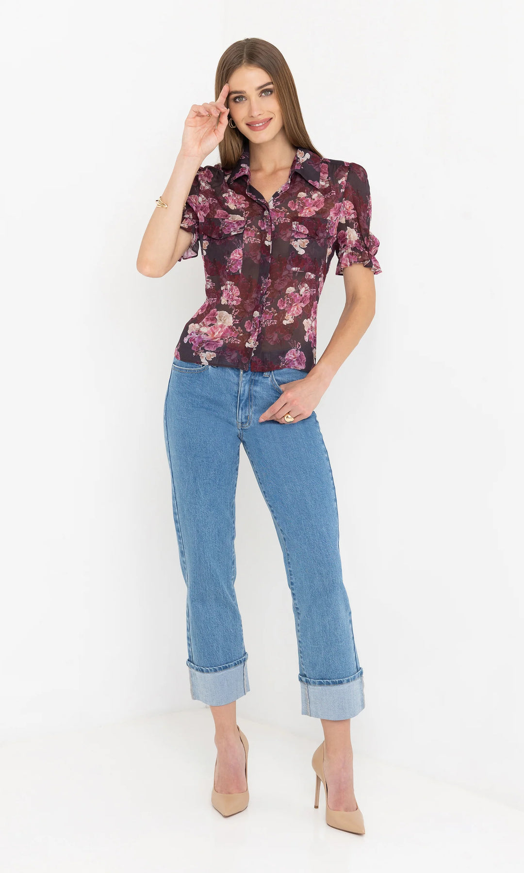 MINA GEORGETTE SHIRT - GENERATION LOVE