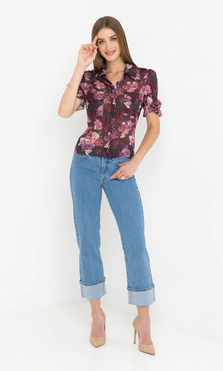 MINA GEORGETTE SHIRT - GENERATION LOVE