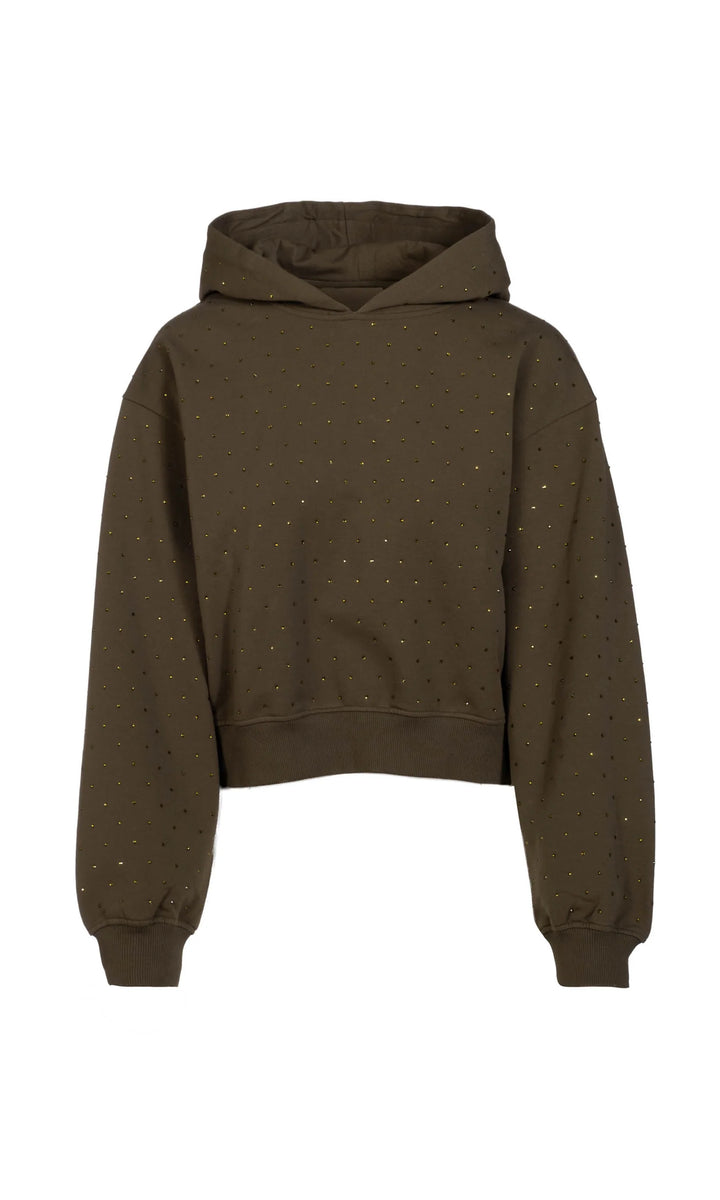 RENAE CRYSTAL HOODIE (OLIVE) - GENERATION LOVE