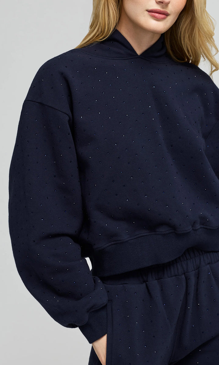 RENAE CRYSTAL HOODIE (MIDNIGHT NAVY) - GENERATION LOVE