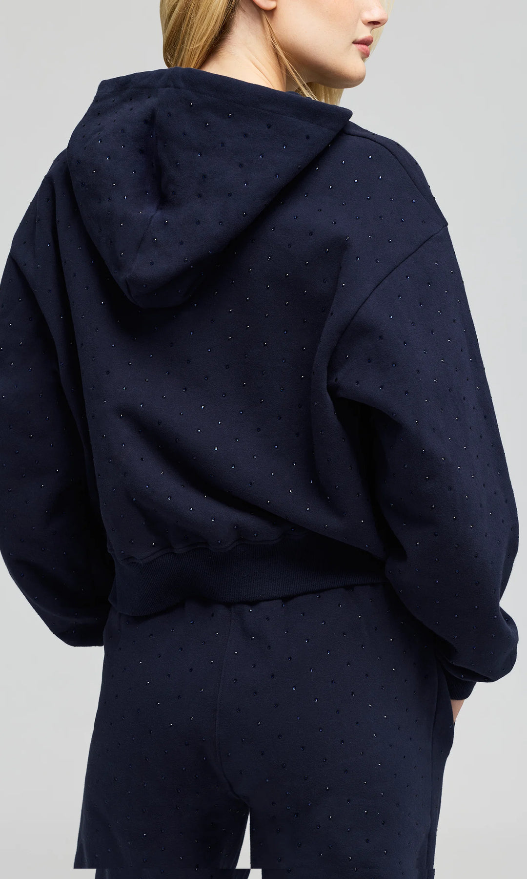 RENAE CRYSTAL HOODIE (MIDNIGHT NAVY) - GENERATION LOVE