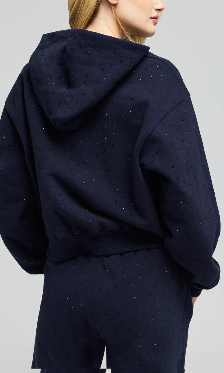 RENAE CRYSTAL HOODIE (MIDNIGHT NAVY) - GENERATION LOVE