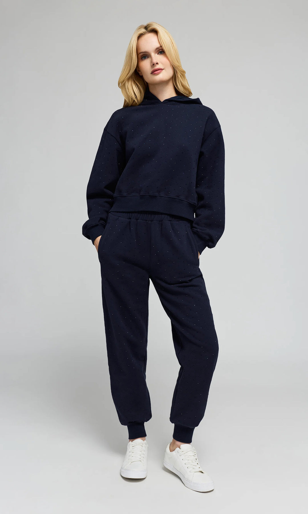RENAE CRYSTAL HOODIE (MIDNIGHT NAVY) - GENERATION LOVE