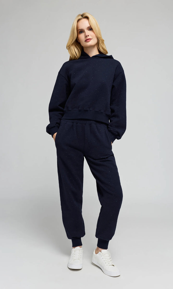 RENAE CRYSTAL HOODIE (MIDNIGHT NAVY) - GENERATION LOVE