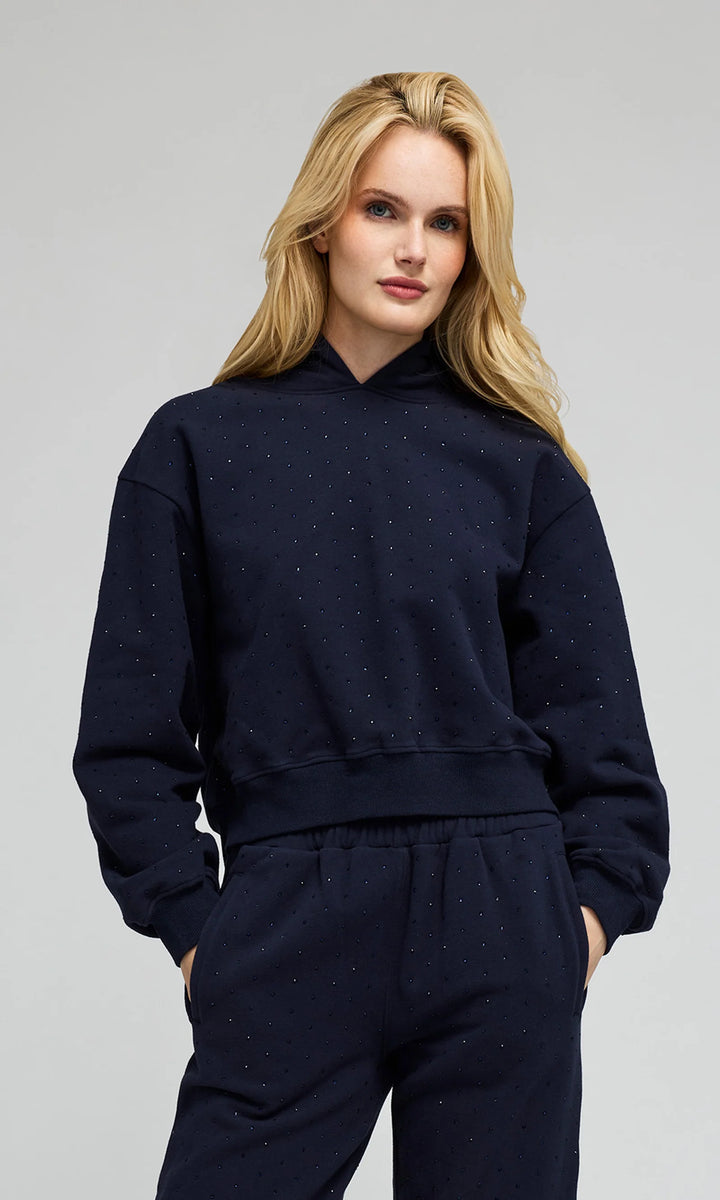 RENAE CRYSTAL HOODIE (MIDNIGHT NAVY) - GENERATION LOVE