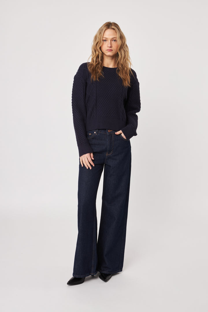 JULIEN SWEATER (ROYAL NAVY) - JOHN+JENN