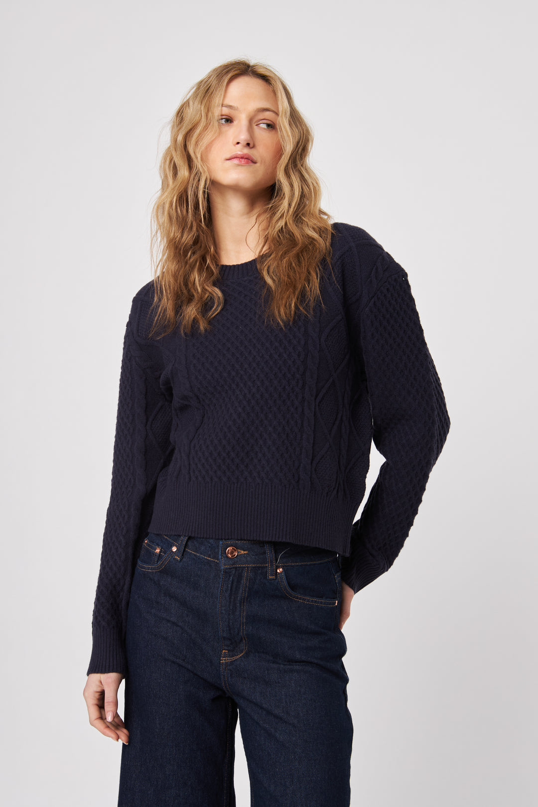 JULIEN SWEATER (ROYAL NAVY) - JOHN+JENN