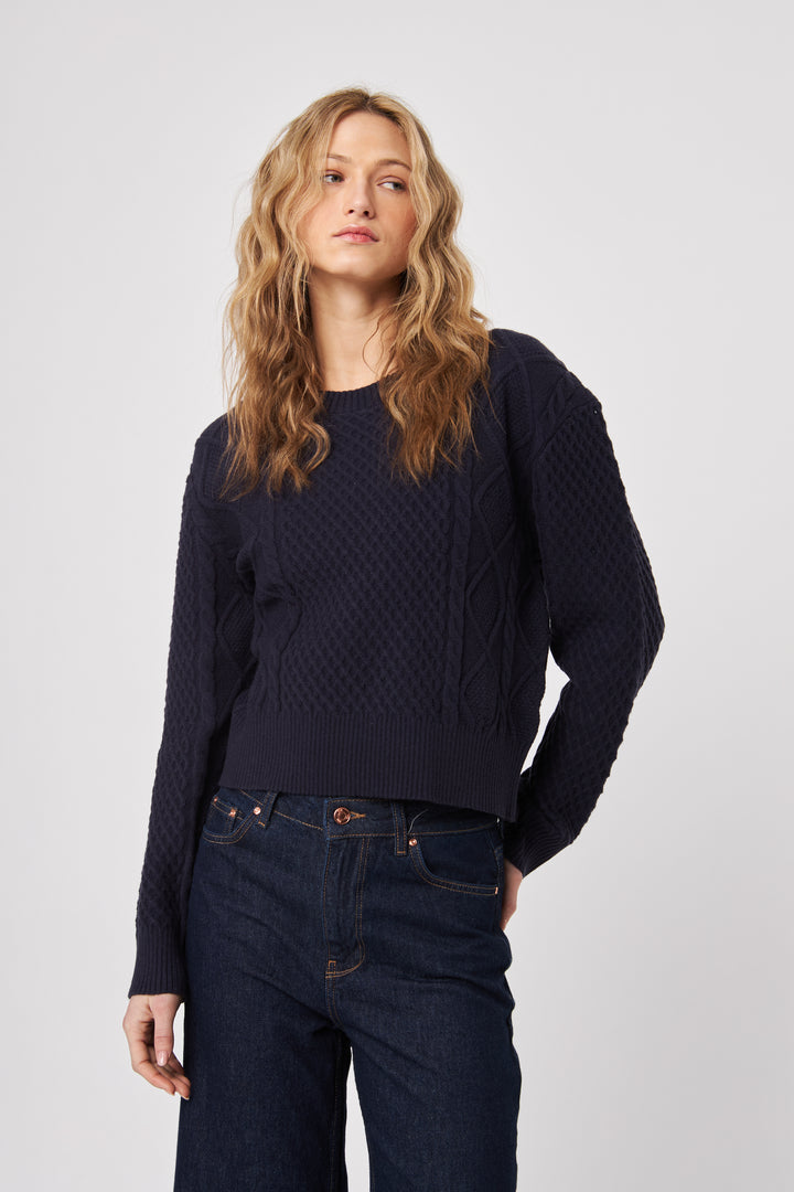 JULIEN SWEATER (ROYAL NAVY) - JOHN+JENN