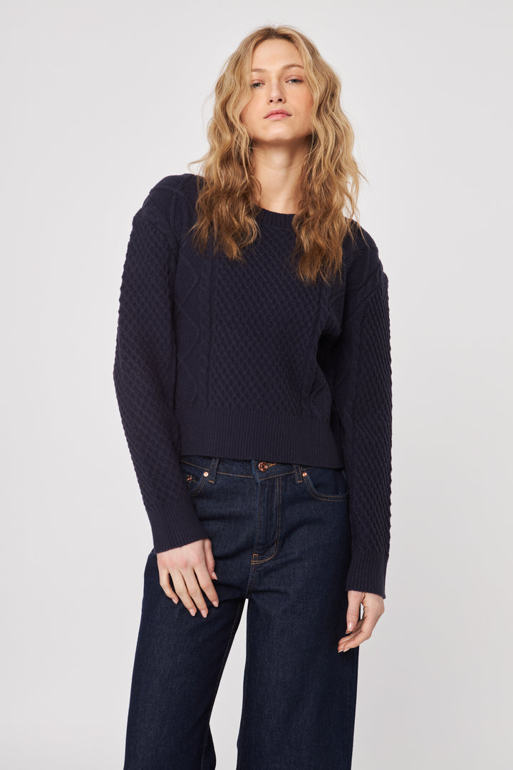 JULIEN SWEATER (ROYAL NAVY) - JOHN+JENN