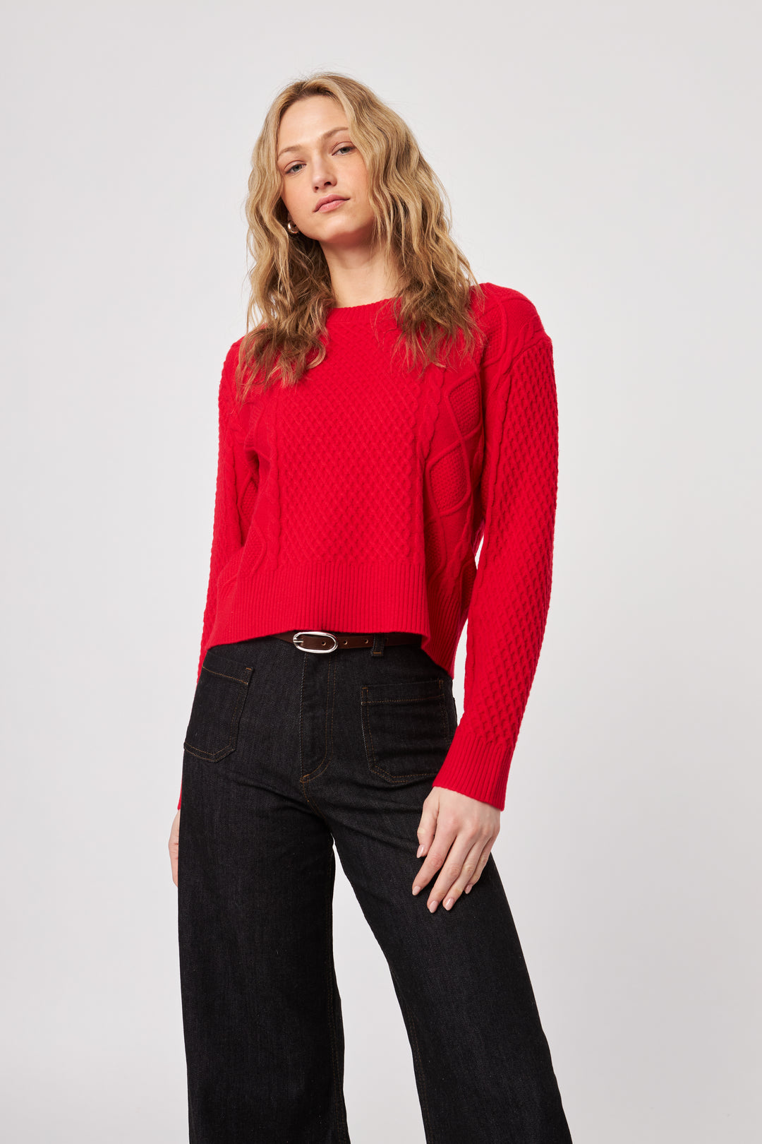 JULIEN SWEATER (POPPY) - JOHN+JENN