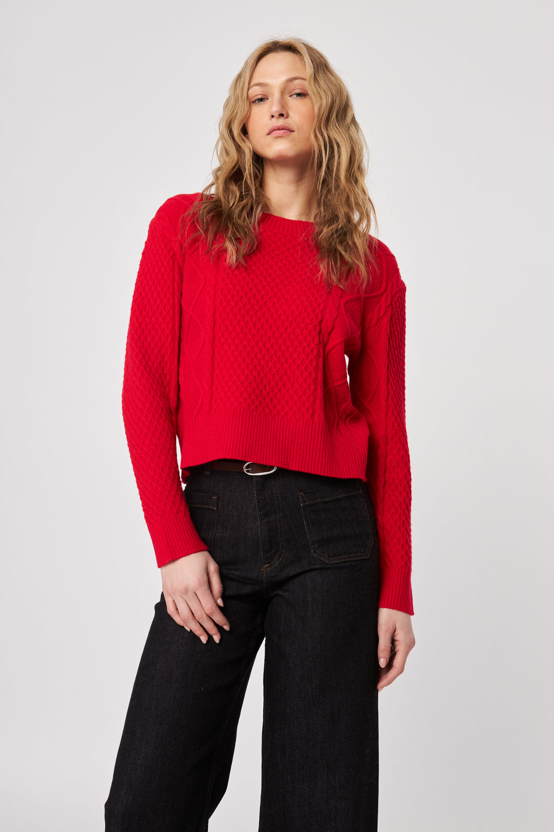 JULIEN SWEATER (POPPY) - JOHN+JENN