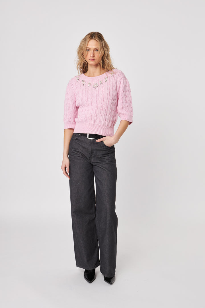 EDEN JEWEL SWEATER - JOHN+JENN