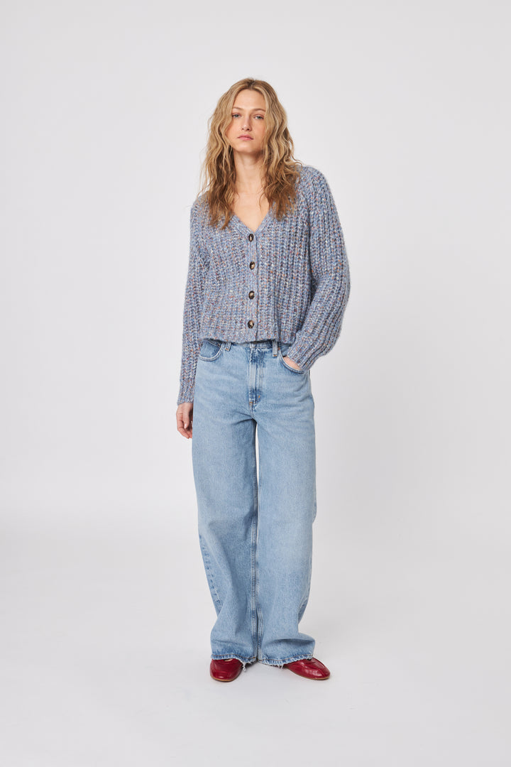 HAWKINS V-NECK CARDIGAN - JOHN+JENN
