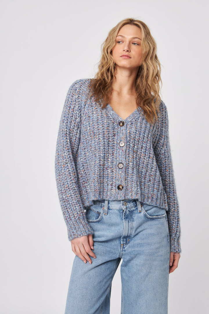 HAWKINS V-NECK CARDIGAN - JOHN+JENN