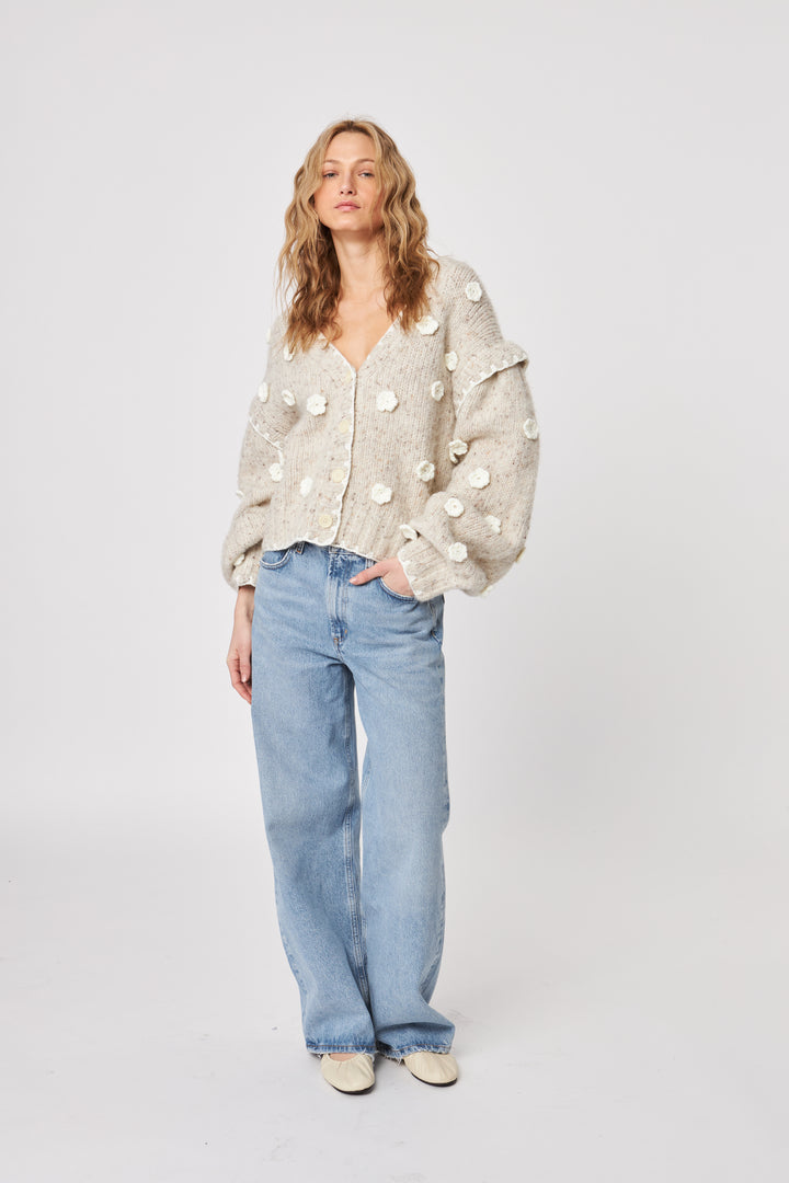 MARCO APPLIQUE CARDIGAN - JOHN+JENN