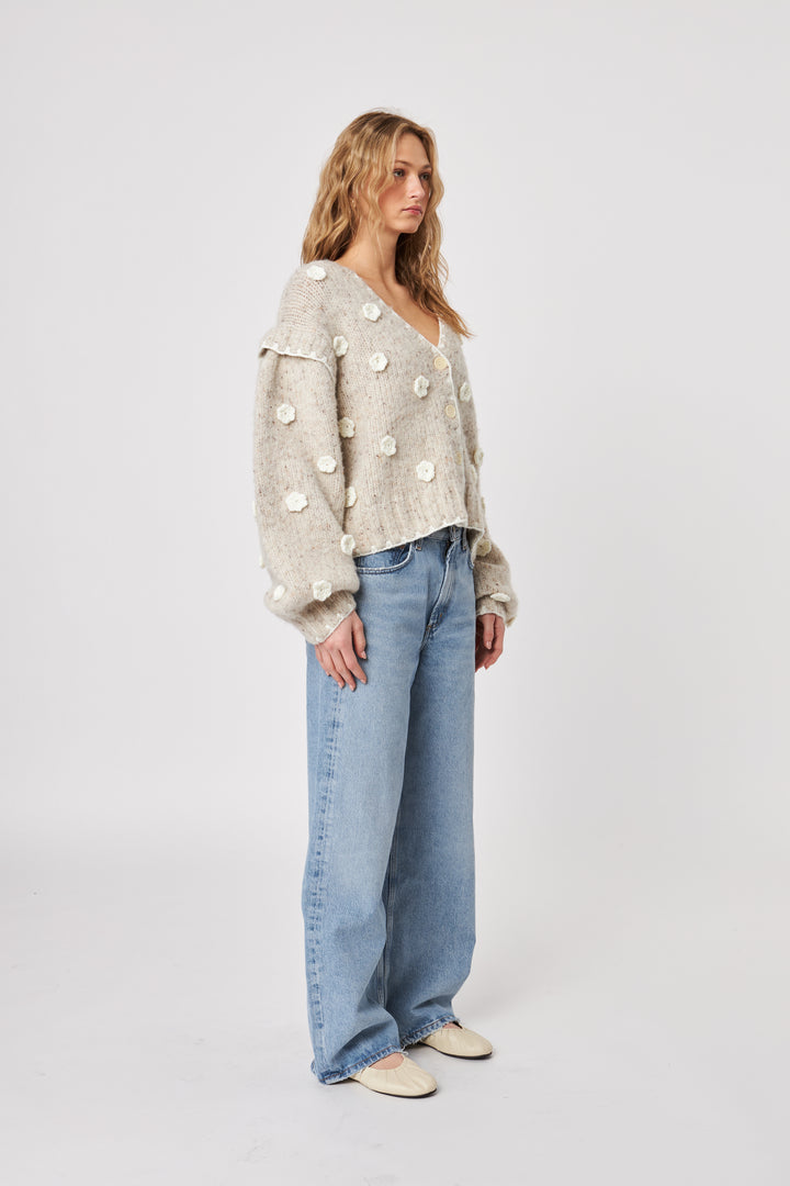 MARCO APPLIQUE CARDIGAN - JOHN+JENN