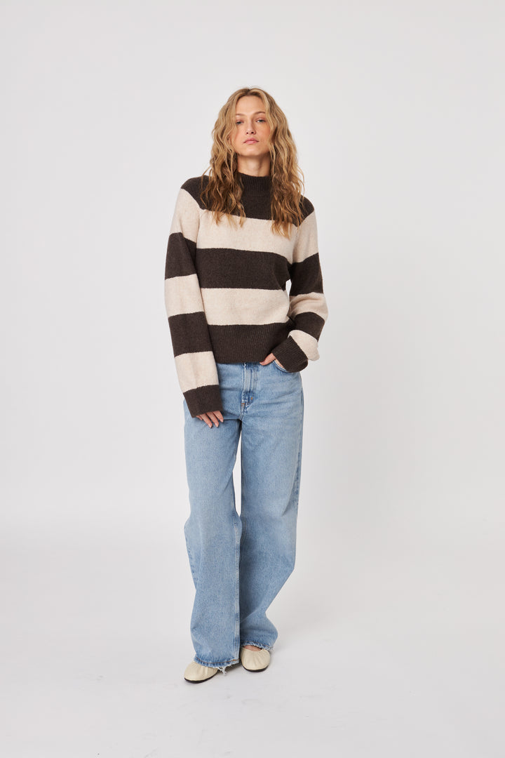 EDISON STRIPED SWEATER - JOHN+JENN
