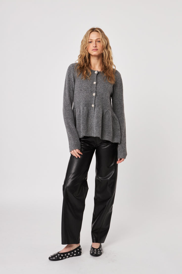 DAVIE PEPLUM SWEATER - JOHN+JENN