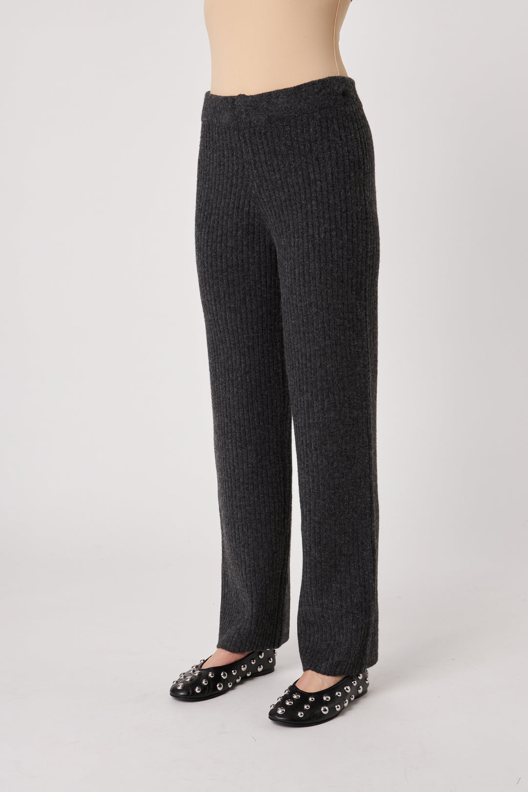 TOBY RIBBED KNIT PANT - JOHN+JENN