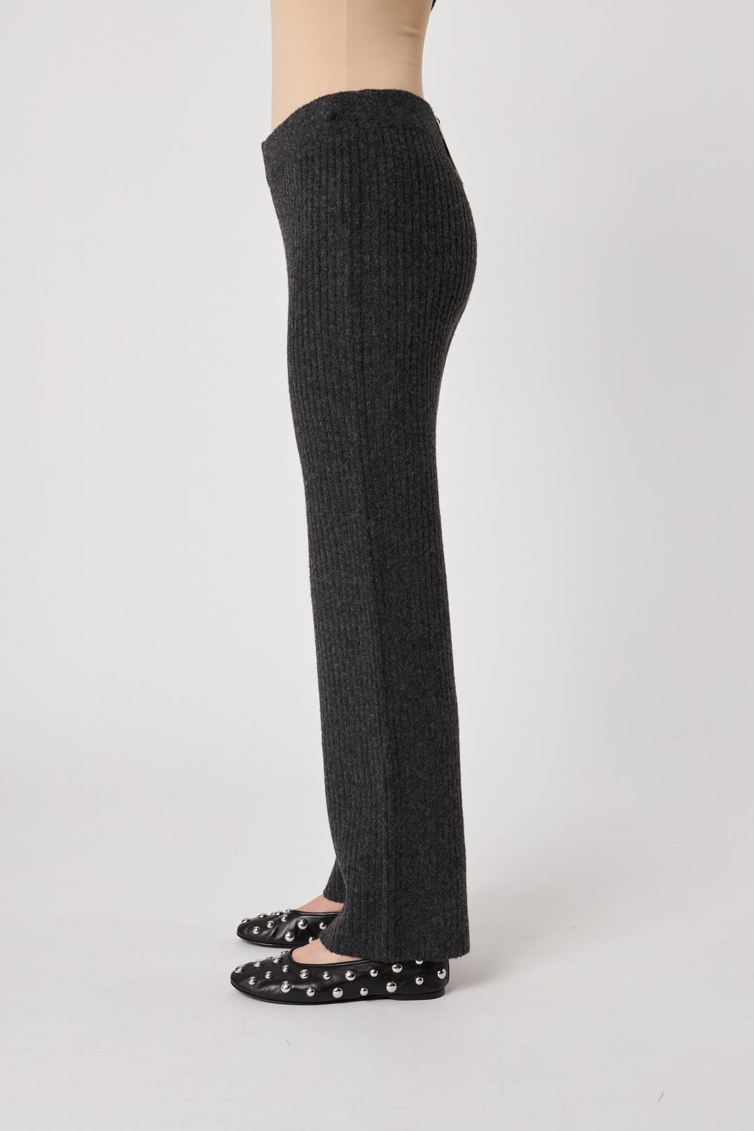 TOBY RIBBED KNIT PANT - JOHN+JENN
